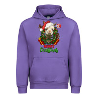 Tulip merry christmas alpaca face Urban Hoodie - LillyAllenDesigns