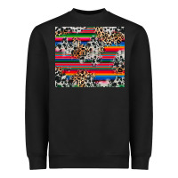 Black cowhide leopard serape Heavyweight Sweatshirt - RanaPortraitStore