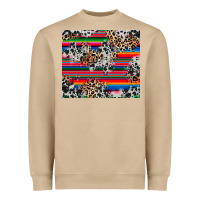 Mushroom cowhide leopard serape Heavyweight Sweatshirt - RanaPortraitStore