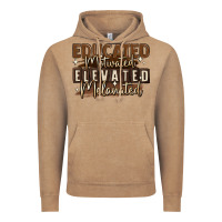Vintage Coffee educated motivated elevated melanated Vintage Hoodie - MaliasSmallBusiness