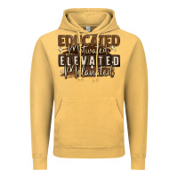 Vintage Mustard educated motivated elevated melanated Vintage Hoodie - MaliasSmallBusiness