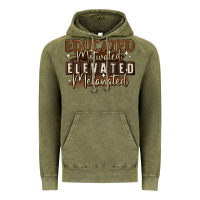 Vintage Olive educated motivated elevated melanated Vintage Hoodie - MaliasSmallBusiness