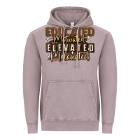 Vintage Zinc educated motivated elevated melanated Vintage Hoodie - MaliasSmallBusiness