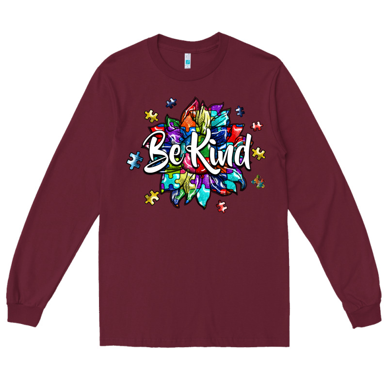 Be Kind2 Long Sleeve Tee by SublimationCraftShop | Teevron