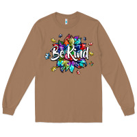 Toasted Coconut be kind2 Long Sleeve Tee - SublimationCraftShop