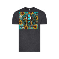 Vintage Black western hope sunflower's Vintage Tee - RanaPortraitStore