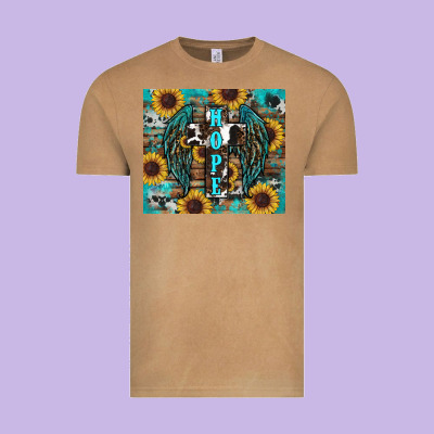 Vintage Tee western hope sunflower's