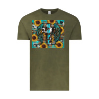 Vintage Olive western hope sunflower's Vintage Tee - RanaPortraitStore