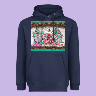 Nurse Gnomies Tumbler Heavyweight Hoodie Designed By Barkaloodesign