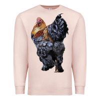 Pale Pink Brahma Rooster Premium Sweatshirt - LillyAllenDesigns
