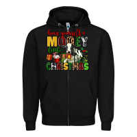Black have yourself a mooey little christmas Zipper Hoodie - AdoDesignShop