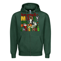 Sports Green have yourself a mooey little christmas Zipper Hoodie - AdoDesignShop