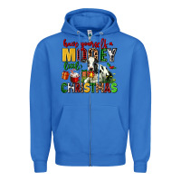 True Royal have yourself a mooey little christmas Zipper Hoodie - AdoDesignShop