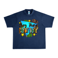 Navy hey there cowboy Urban Heavy Tee - Zillion Design Studio