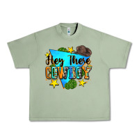 Oil Green hey there cowboy Urban Heavy Tee - Zillion Design Studio