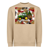 Mushroom christmas farm tractor Heavyweight Sweatshirt - RanaPortraitStore