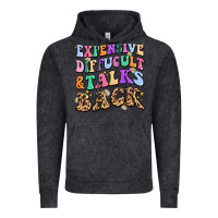 Vintage Black expensive diffucult and talks back Vintage Hoodie - MaliasSmallBusiness