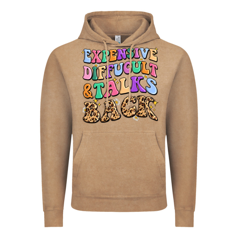 Expensive Diffucult And Talks Back Vintage Hoodie by MaliasSmallBusiness | Teevron