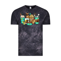 Cloud Black french bulldog coffee cups Vintage Tee - Zillion Design Studio