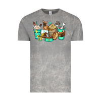 Cloud Rock french bulldog coffee cups Vintage Tee - Zillion Design Studio