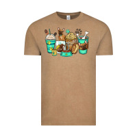 Vintage Coffee french bulldog coffee cups Vintage Tee - Zillion Design Studio