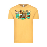 Vintage Mustard french bulldog coffee cups Vintage Tee - Zillion Design Studio