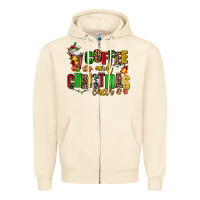 Sandshell coffee and christmas cheer Zipper Hoodie - AdoDesignShop