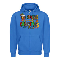 True Royal coffee and christmas cheer Zipper Hoodie - AdoDesignShop
