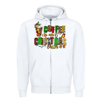 White coffee and christmas cheer Zipper Hoodie - AdoDesignShop