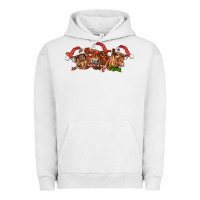 Pigment Lunar Rock christmas red angus cows Urban Hoodie - LillyAllenDesigns