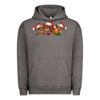 Pigment Tornado christmas red angus cows Urban Hoodie - LillyAllenDesigns