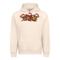 Sandshell christmas red angus cows Urban Hoodie - LillyAllenDesigns