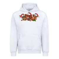 White christmas red angus cows Urban Hoodie - LillyAllenDesigns