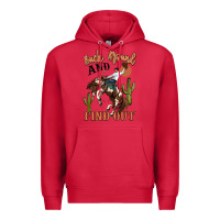 Cardinal buck around and find out rodeo cowboy Premium Hoodie - MaliasSmallBusiness