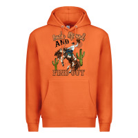 Carrot buck around and find out rodeo cowboy Premium Hoodie - MaliasSmallBusiness