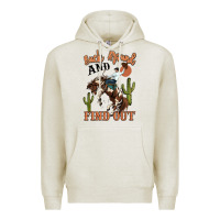 Oatmeal Heather buck around and find out rodeo cowboy Premium Hoodie - MaliasSmallBusiness