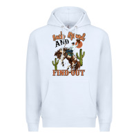 White buck around and find out rodeo cowboy Premium Hoodie - MaliasSmallBusiness