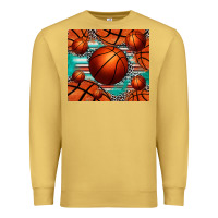 Antique Gold basketball leopard serape tumbler Premium Sweatshirt - Jasminsmagicworld