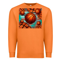Carrot basketball leopard serape tumbler Premium Sweatshirt - Jasminsmagicworld