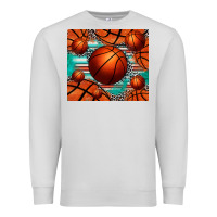 Dove Grey basketball leopard serape tumbler Premium Sweatshirt - Jasminsmagicworld