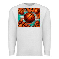 Oatmeal Heather basketball leopard serape tumbler Premium Sweatshirt - Jasminsmagicworld