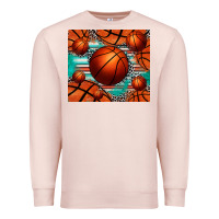 Pale Pink basketball leopard serape tumbler Premium Sweatshirt - Jasminsmagicworld