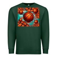 Sports Green basketball leopard serape tumbler Premium Sweatshirt - Jasminsmagicworld