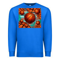 True Royal basketball leopard serape tumbler Premium Sweatshirt - Jasminsmagicworld