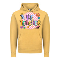 Vintage Mustard pe teacher Vintage Hoodie - MaliasSmallBusiness