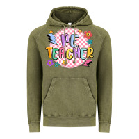 Vintage Olive pe teacher Vintage Hoodie - MaliasSmallBusiness