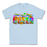 Dusty Blue queer Classic Tee - HRA Design Shop