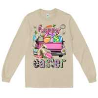 Mushroom Bunny Happy Easter truck Easter Day Long Sleeve Tee - Neo Western