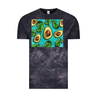 Cloud Black avacadoblue tumbler Vintage Tee - BarkalooDesign
