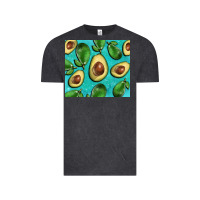 Vintage Black avacadoblue tumbler Vintage Tee - BarkalooDesign